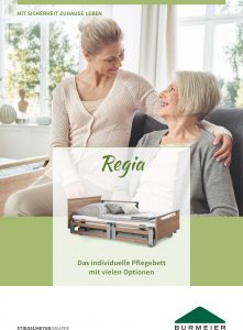 Broschüre Pflegebett Regia